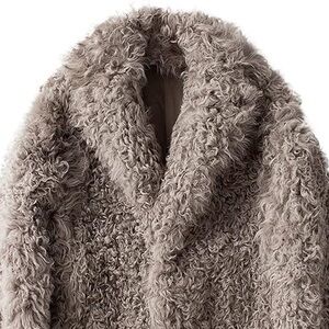 100% Sheepskin Lamb Fur very warm coat